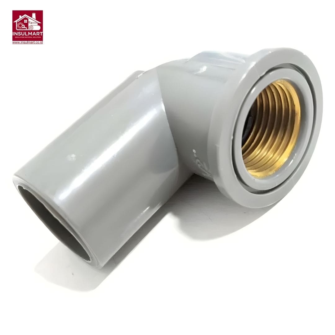 Faucet Elbow With Metal Insert (AW) Standard JIS K 6743 Aplikasi Air Bersih Merk Rucika 2