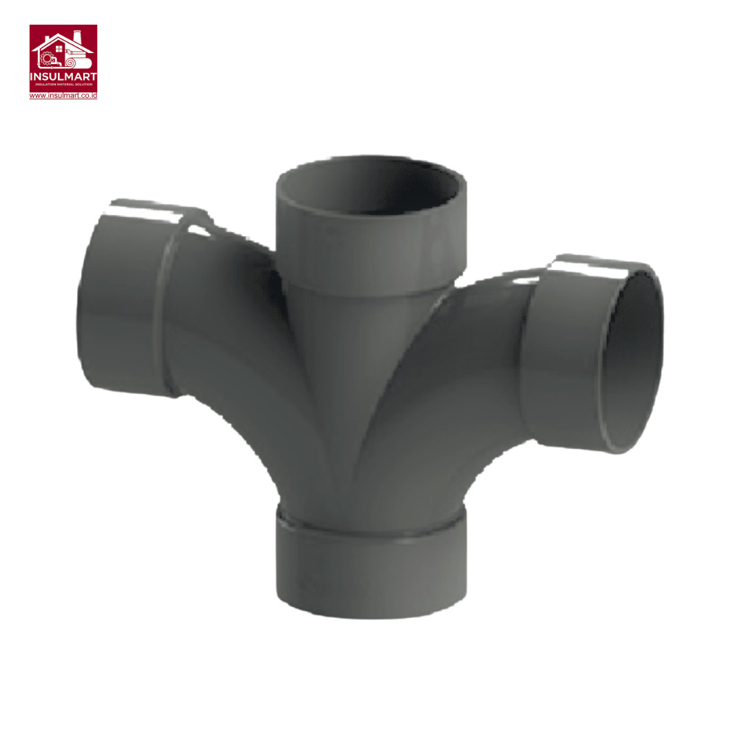 Large Radius Double Tee (D - WLT) Standard JIS K 6743 Aplikasi Air Bersih Merk Rucika 1