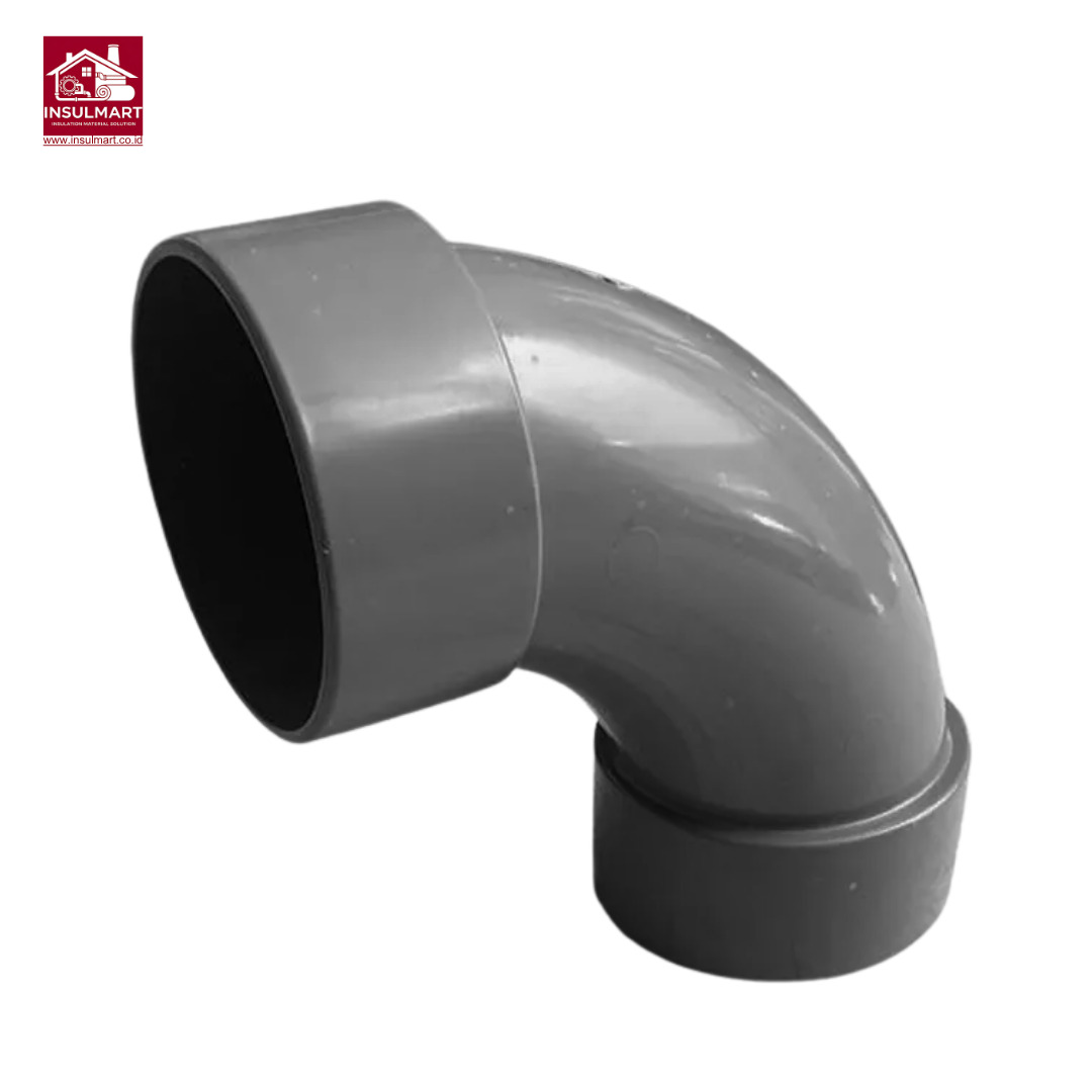Large Radius Elbow (D - LL) Standard JIS K 6743 Aplikasi Air Bersih Merk Rucika 3