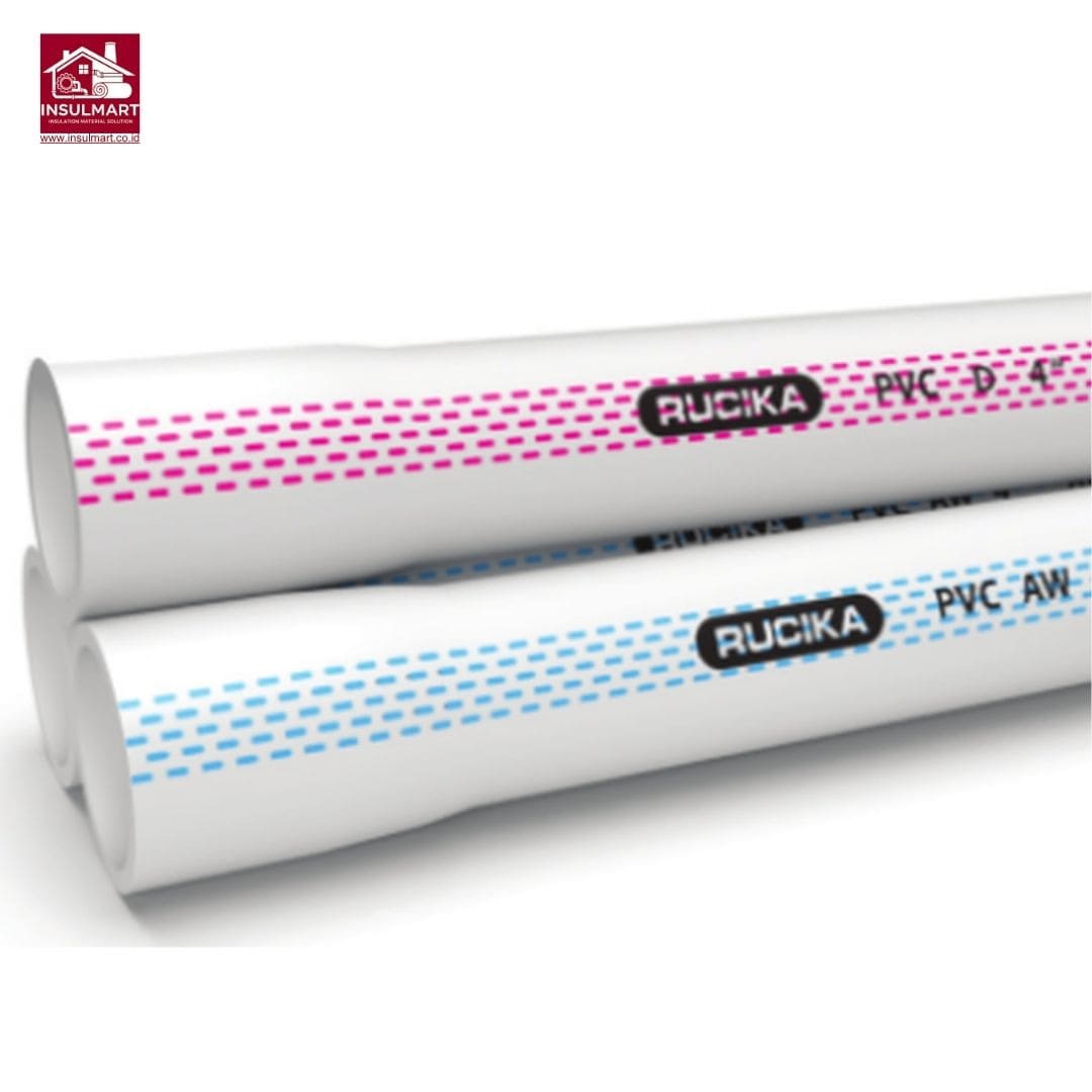 Pipa PVC Standard Aplikasi Air Bersih Merk Rucika 1