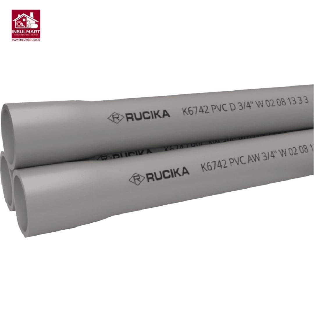 Pipa PVC JIS K 6741 / K 6742 Aplikasi Air Limbah Merk Rucika 1