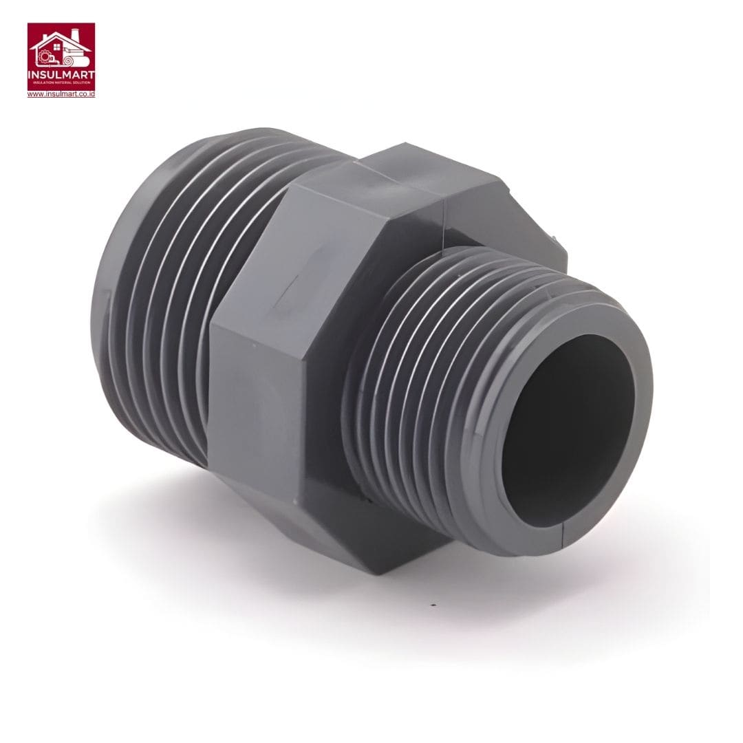 Double Nipple (AW) Standard JIS K 6743 Aplikasi Air Bersih Merk Rucika 3