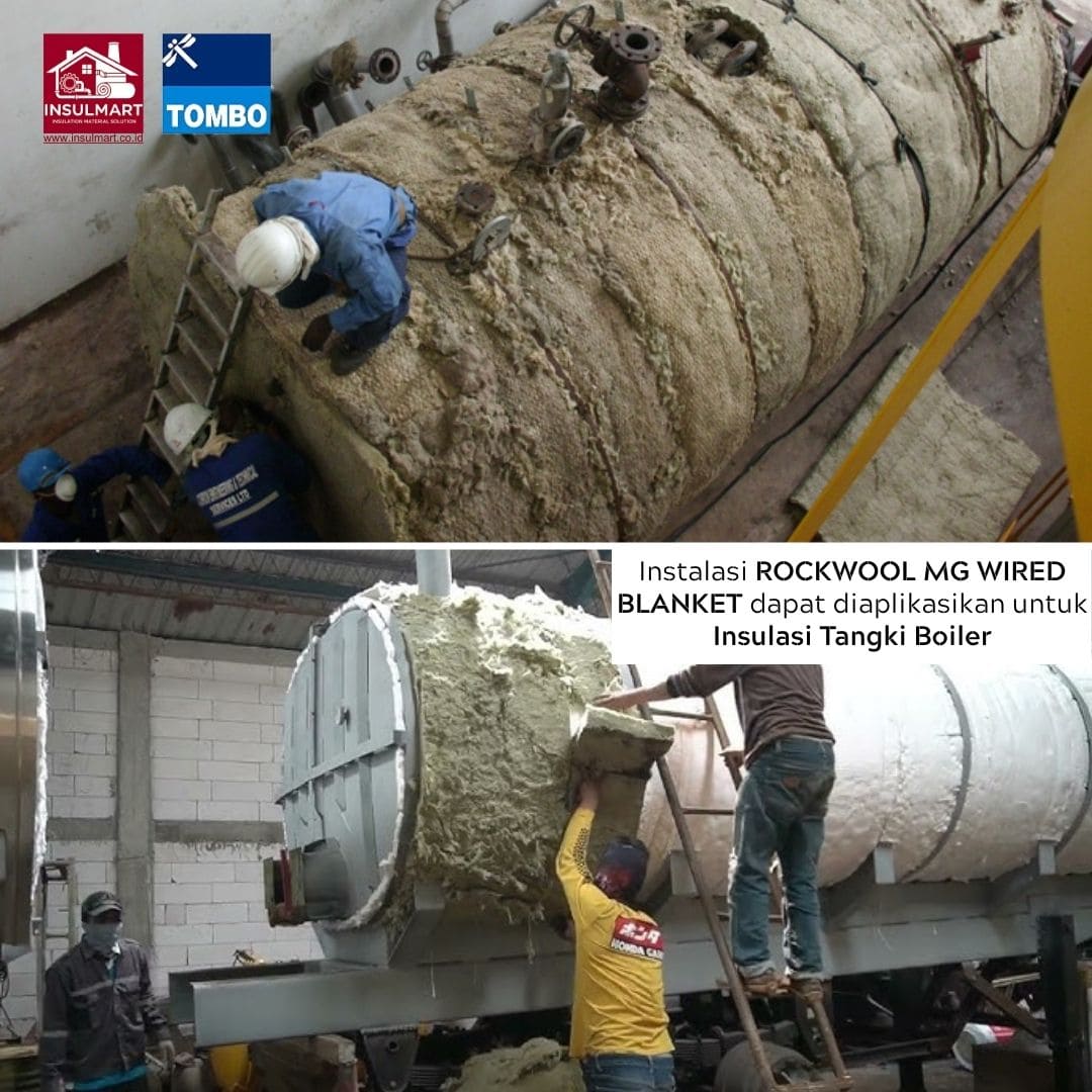 Rockwool Wired Blanket (Roll pakai Kawat) Merk Tombo (MG Wired Blanket) 2