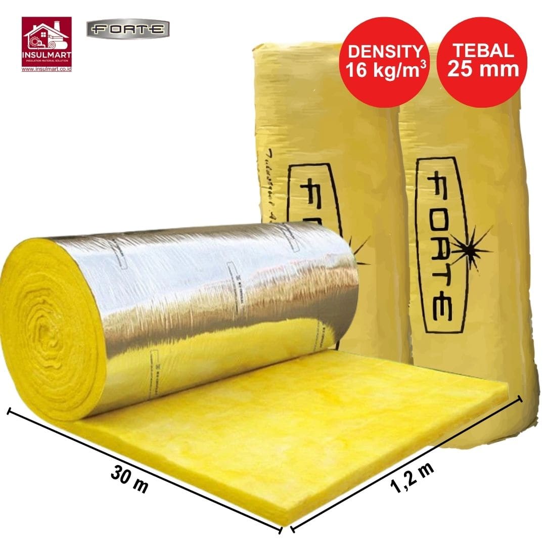 Gambar Glasswool Blanket With Foil Merk Forte