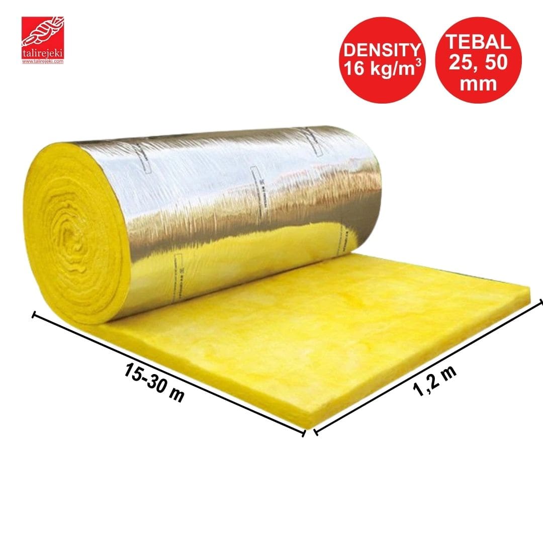 Gambar Glasswool Blanket With Foil Merk Isoking